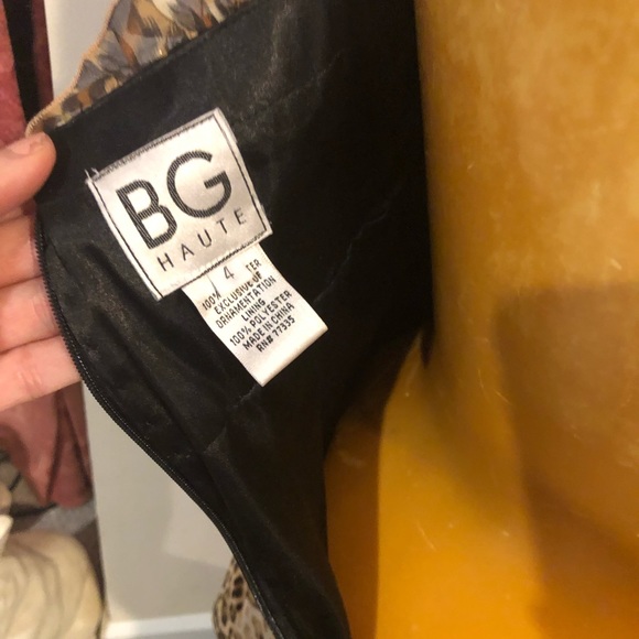 BG Haute Couture Leopard Gown 4 - Picture 5 of 7